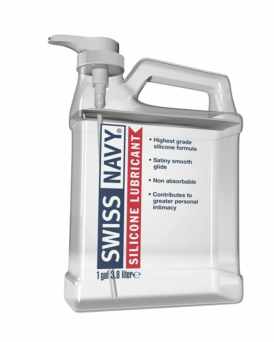 Swiss Navy Silicone Premium Long Lasting Lubricant Lube *1 gallon * 128 fl oz Swiss Navy Silicone Premium Long Lasting Lubricant Lube *1 gallon * 128 fl oz