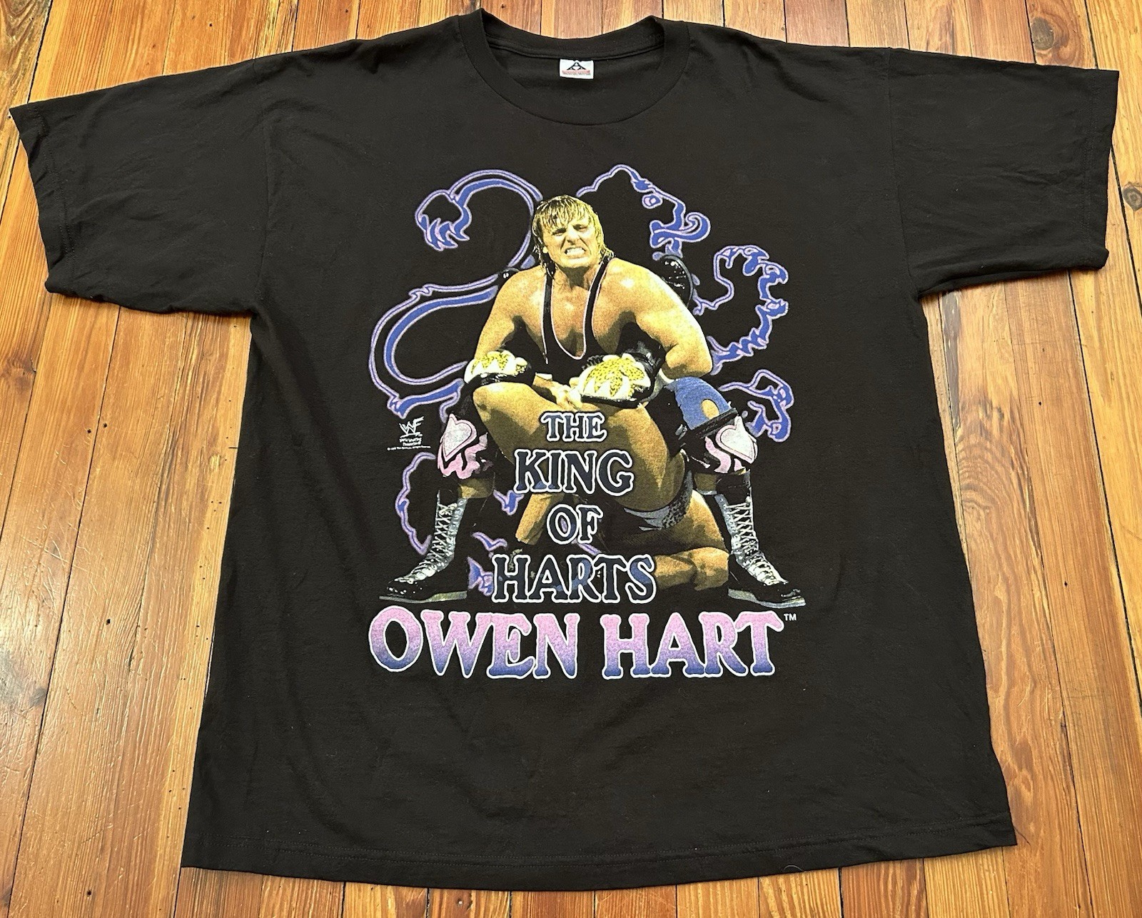 Vintage Owen Hart The King Of Harts WWF Wrestling Shirt XXL 1999 Titan Vintage Owen Hart The King Of Harts WWF Wrestling Shirt XXL 1999 Titan