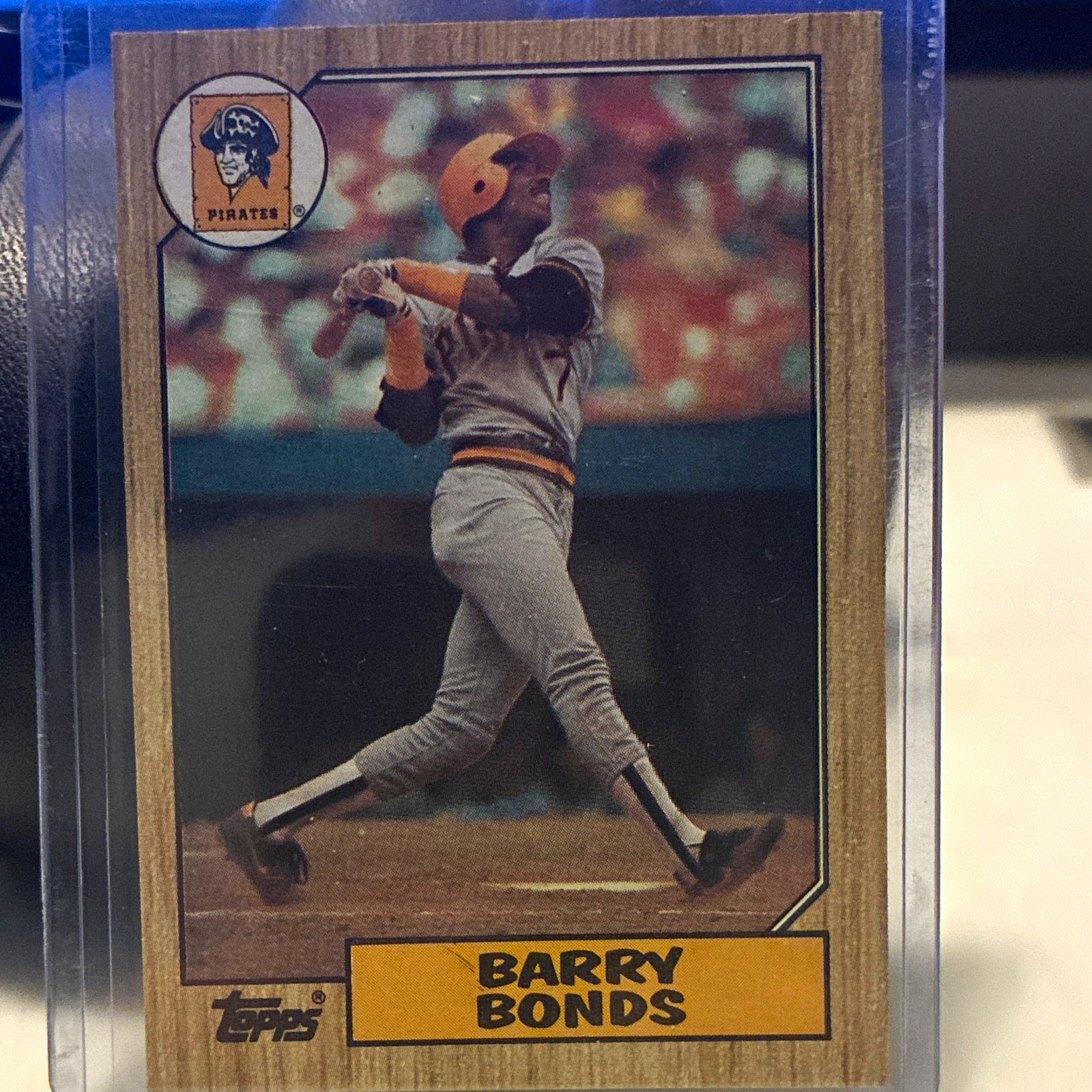 Topps 1987 Barry Bonds #320 Tiffany Rookie RC Pittsburgh Pirates Baseball Card Topps 1987 Barry Bonds #320 Tiffany Rookie RC Pittsburgh Pirates Baseball Card