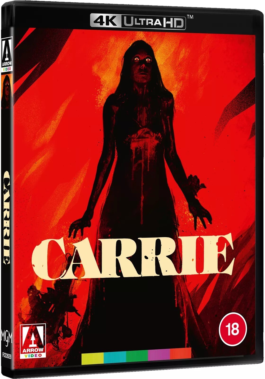 Carrie [4K UHD Blu-ray] 1976 Arrow Video UK Horror Stephen King, Brian De Palma