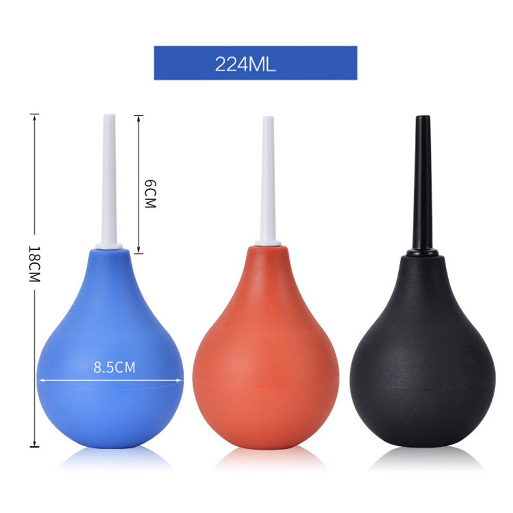 Cozy Feel Silicone Bulb Enema Anal Clean Liquid Bottle Douches enemator Cozy Feel Silicone Bulb Enema Anal Clean Liquid Bottle Douches enemator