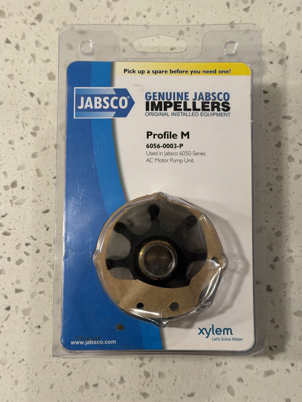 Jabsco Profile M 6056 8-Blade Nitrile Impeller Kit 2-9/16 OIL WATER AC Motor NEW Jabsco Profile M 6056 8-Blade Nitrile Impeller Kit 2-9/16 OIL WATER AC Motor NEW