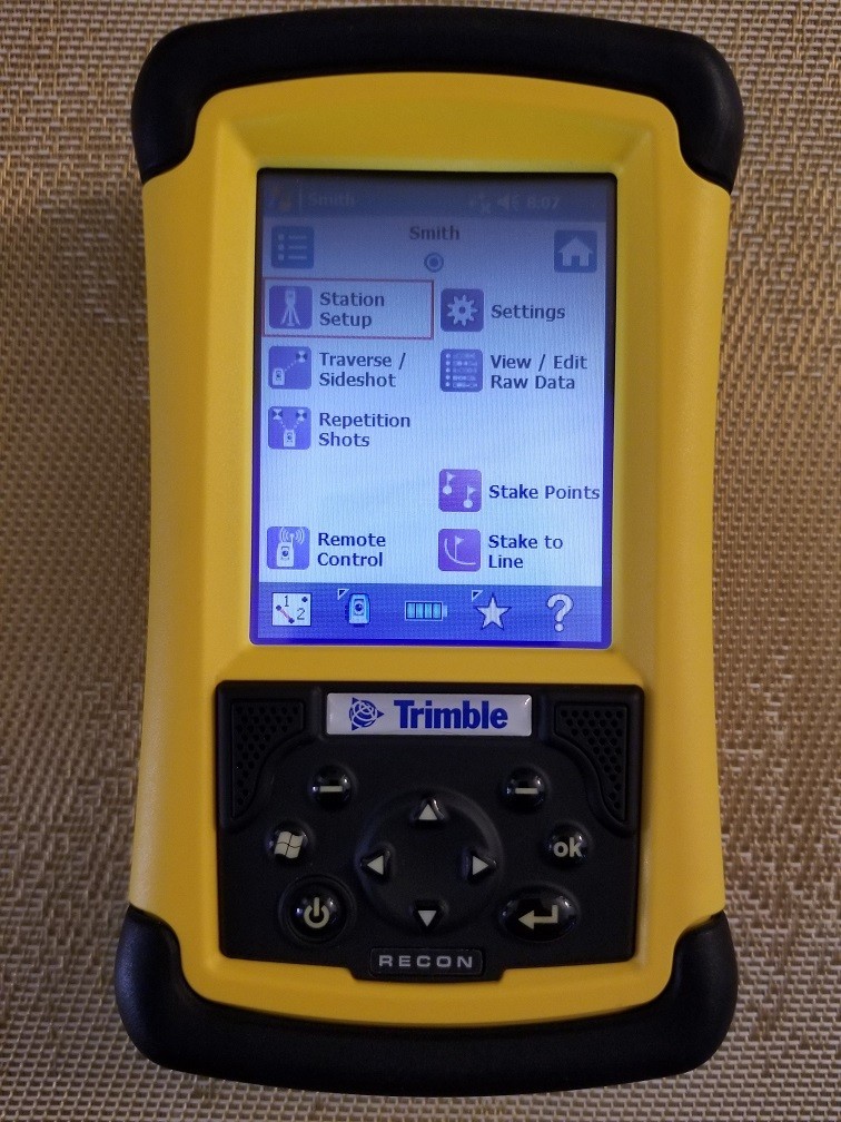 TRIMBLE RECON 400 DATA COLLECTOR WITH SURVEY PRO 5.3 AND TERRASYNC INSTALLED