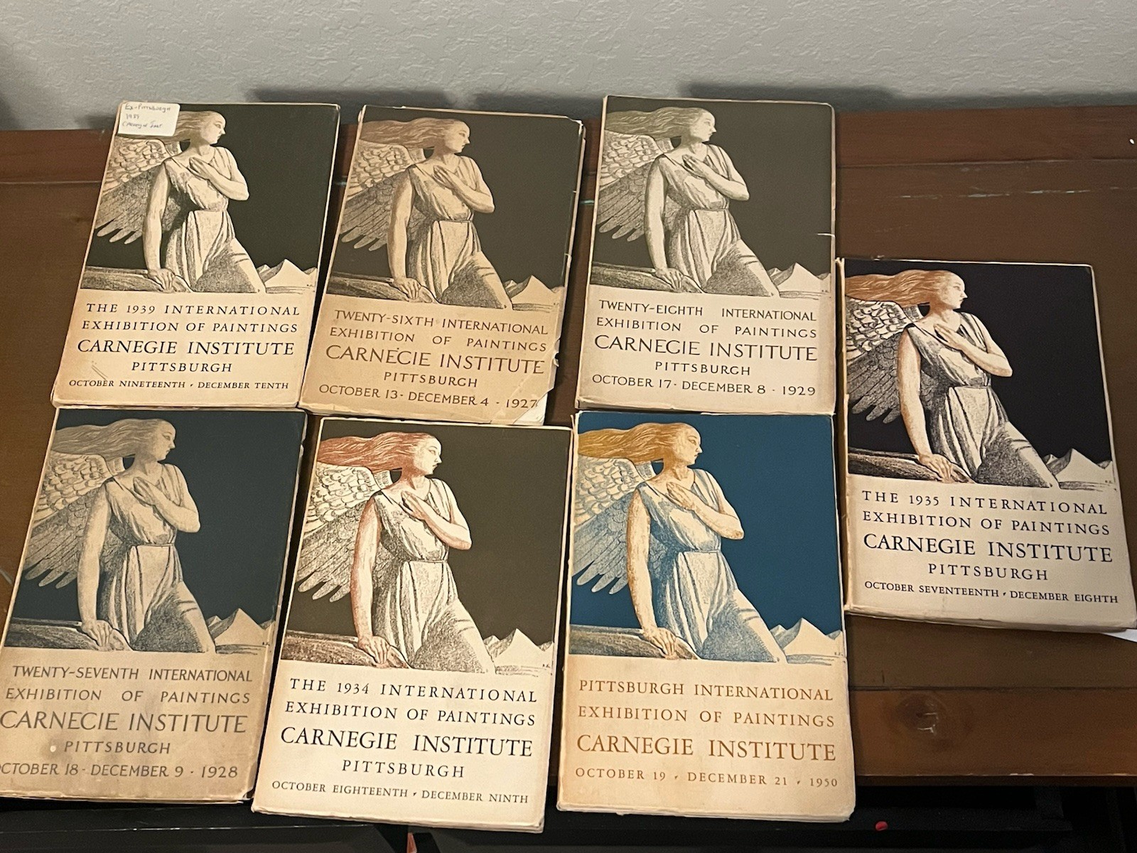 Carnegie Institute Exhibition Of Paintings Catalogs 1920s 1930s 1950s Carnegie Institute Exhibition Of Paintings Catalogs 1920s 1930s 1950s