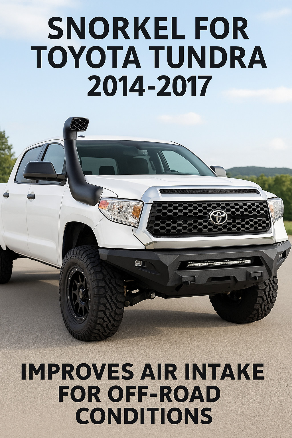 Snorkel Kit for Toyota Tundra 2014–2017 5.7L V8 – Off-Road Air Intake System