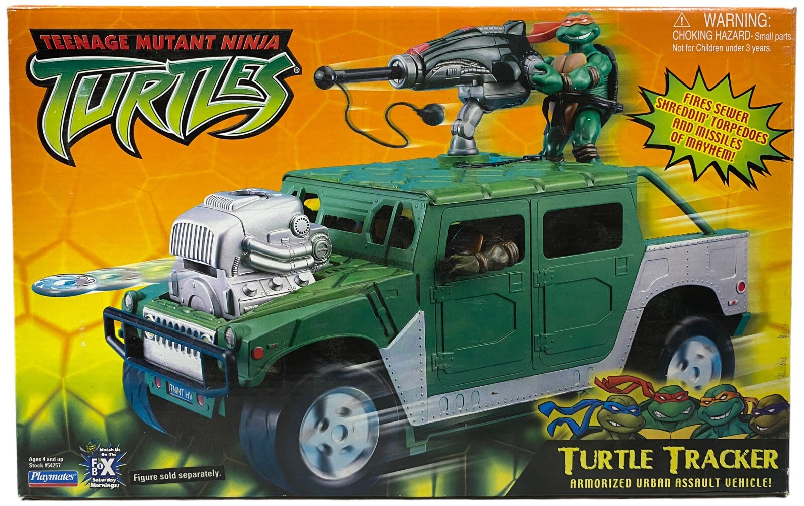Teenage Mutant Ninja Turtles Tracker Armored Assault Vehicle NEW Vtg 2003 READ Teenage Mutant Ninja Turtles Tracker Armored Assault Vehicle NEW Vtg 2003 READ