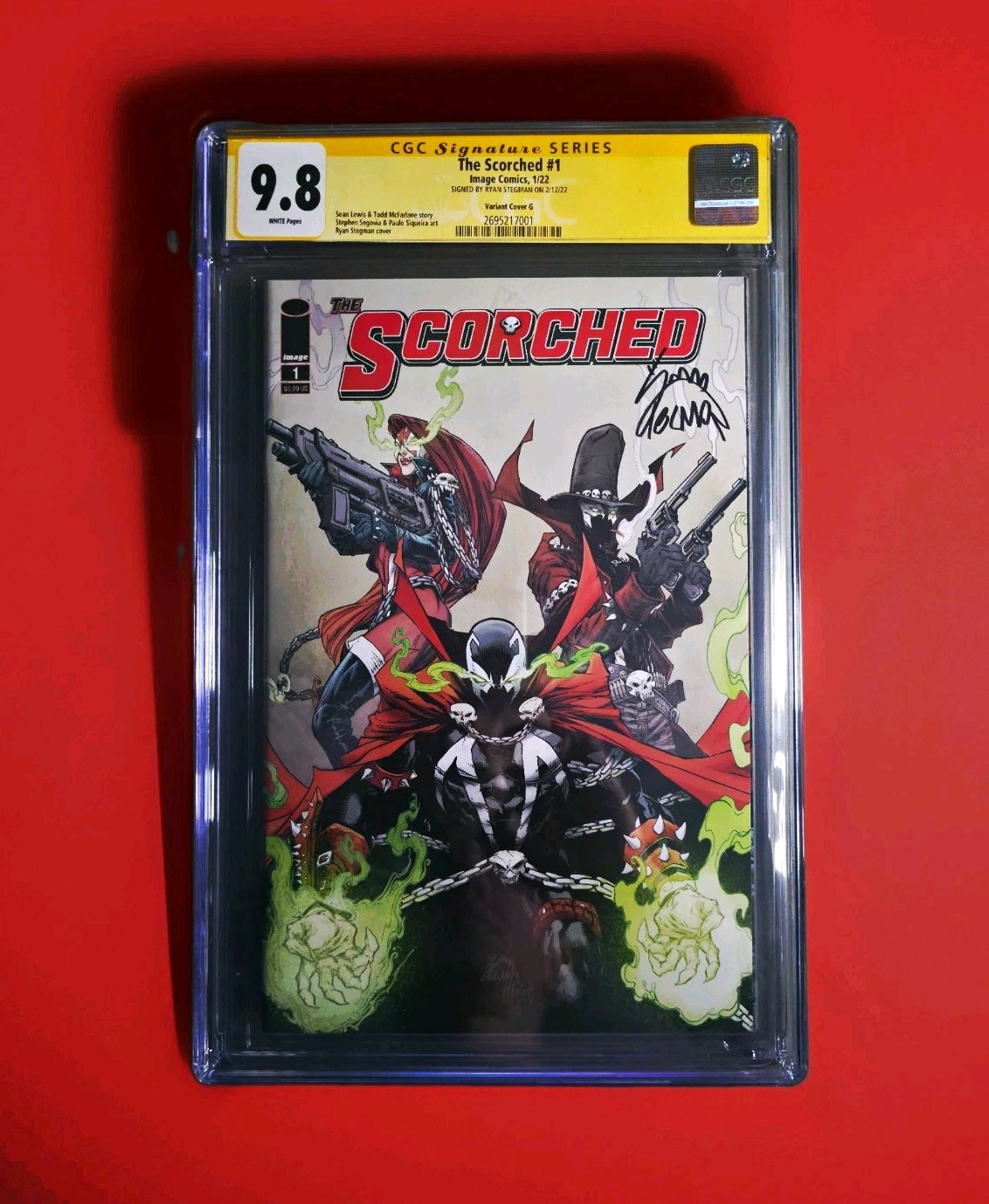 CGC SS 9.8 Signed Ryan Stegman The Scorched #1 2022 Image Comics CGC SS 9.8 Signed Ryan Stegman The Scorched #1 2022 Image Comics