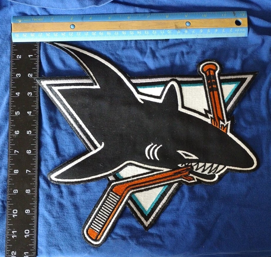 NHL San Jose Sharks Vtg HUGE 10