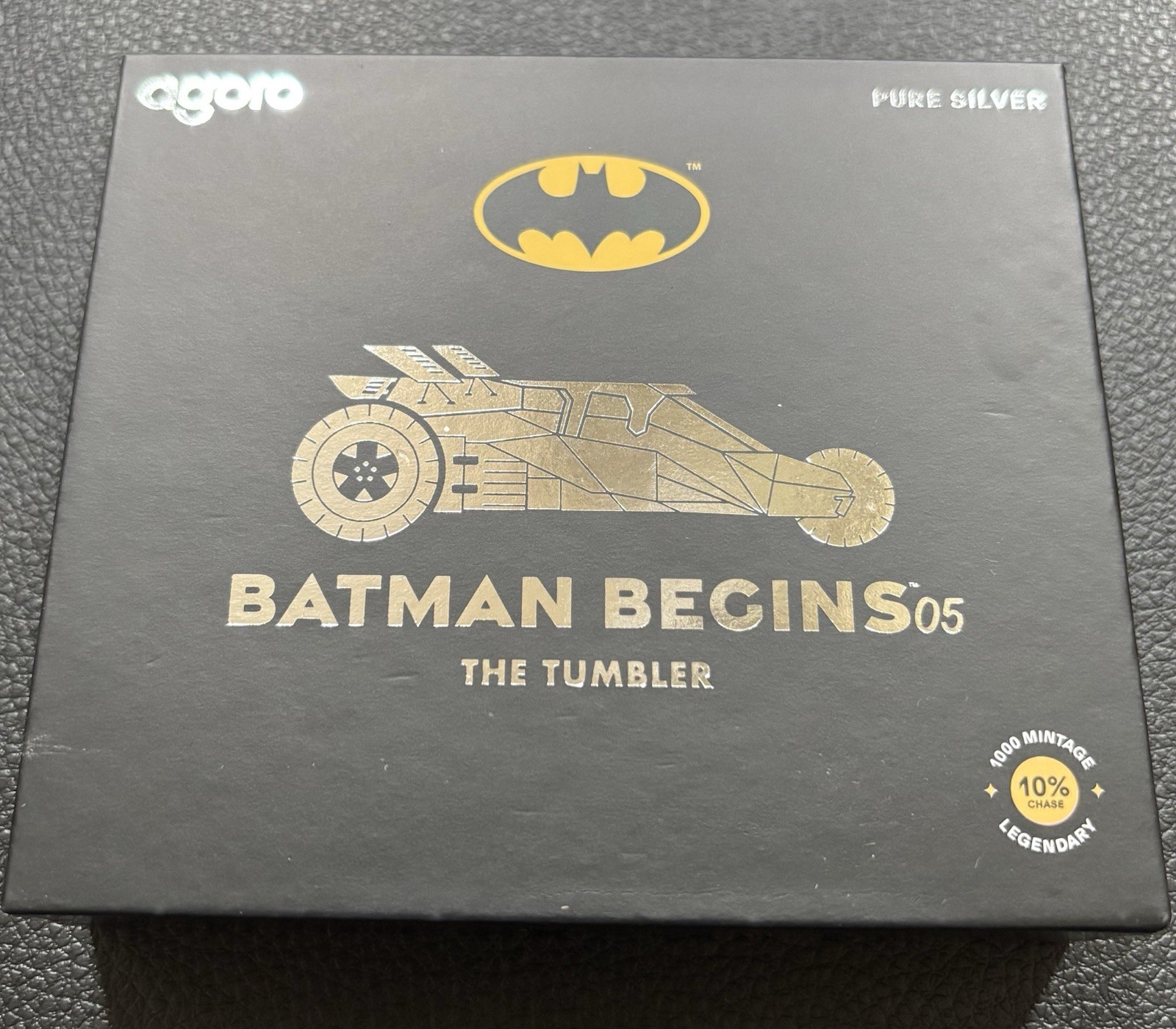 2026 Agoro Batman Begins ’05 The Tumbler 1/2 oz .999 Silver Coin #602/900 2026 Agoro Batman Begins ’05 The Tumbler 1/2 oz .999 Silver Coin #602/900