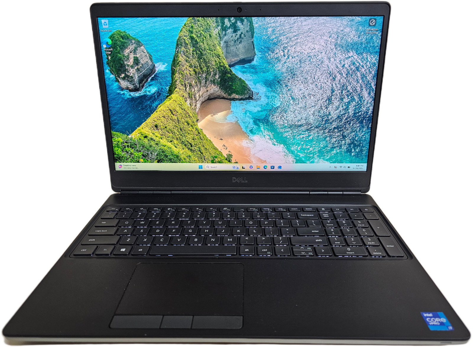 Dell Precision 7560 Laptop - 2.5 GHz i7-11850H 32GB 512GB Cam NVIDIA T1200 15.6
