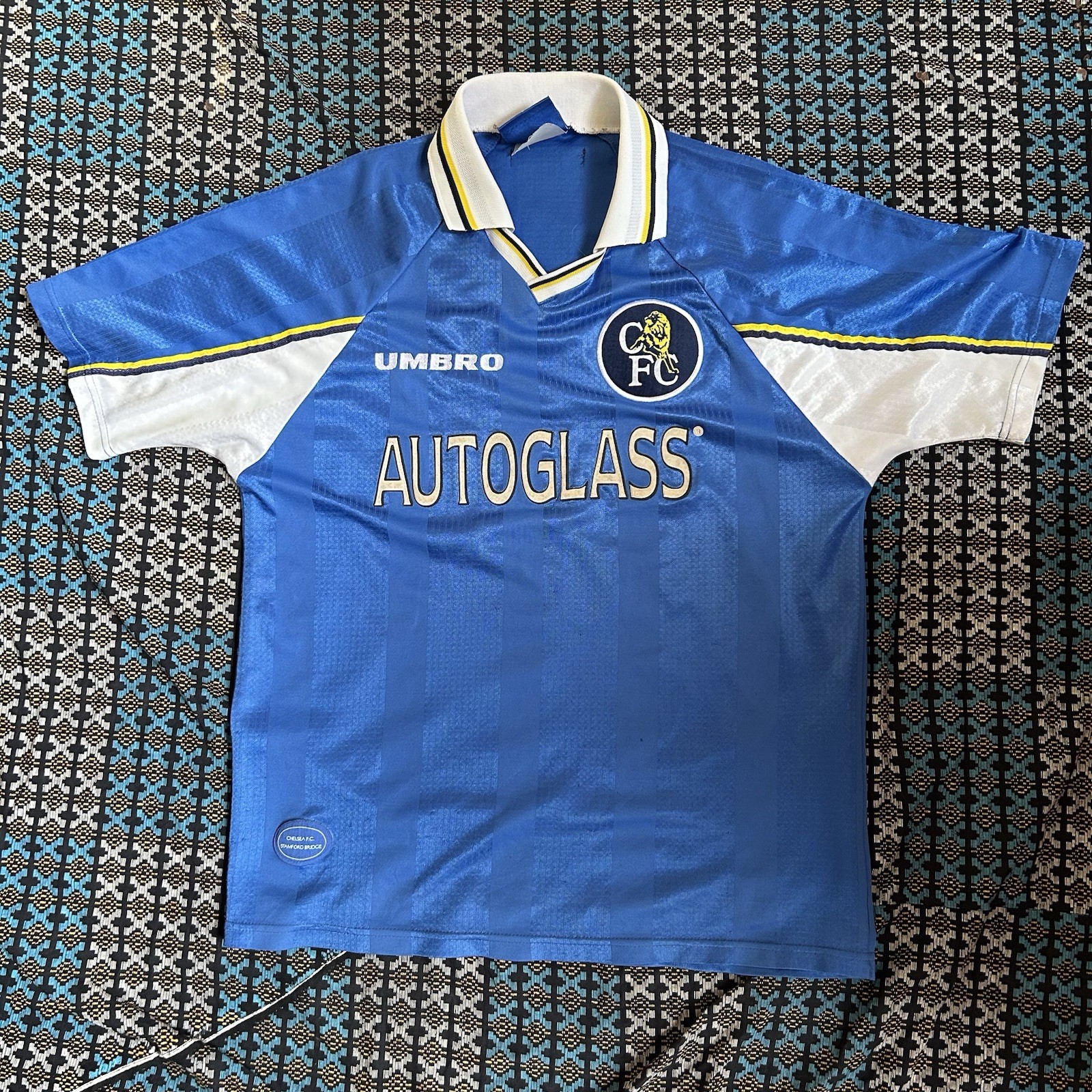 Vintage 1997-99 Umbro Chelsea Home  (Authentic) Football Jersey Size L