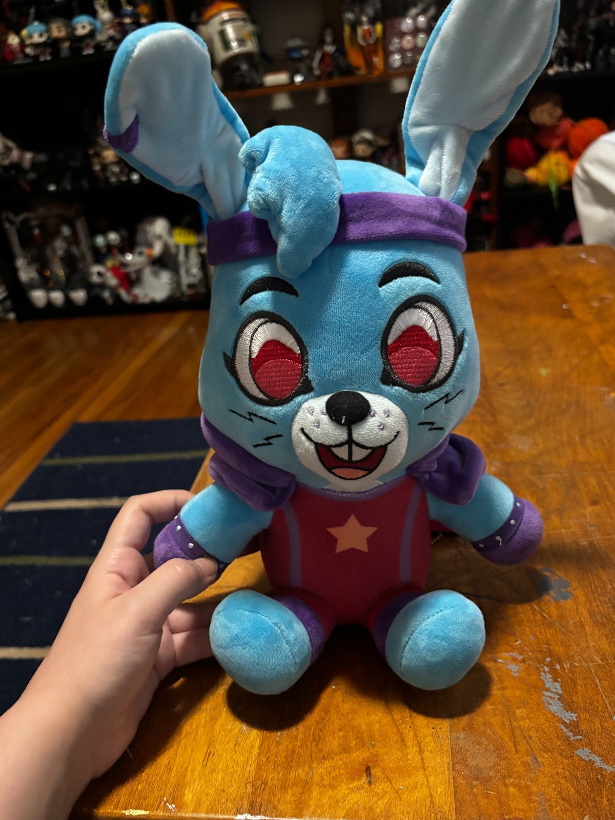 Youtooz Five Nights at Freddy's Glamrock Bonnie Plus In Hand