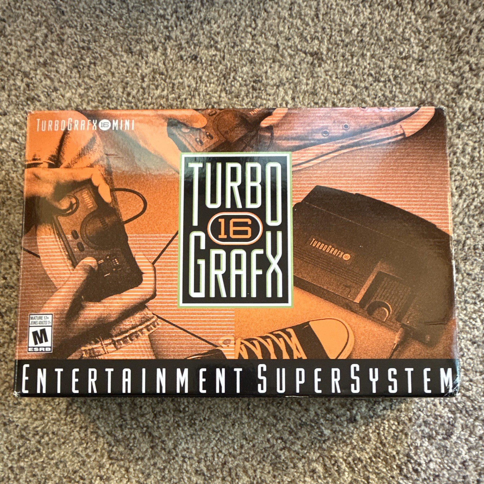 Konami TurboGrafx-16 Mini Console w/ TurboPad Controller, 2020 Edition Konami TurboGrafx-16 Mini Console w/ TurboPad Controller, 2020 Edition