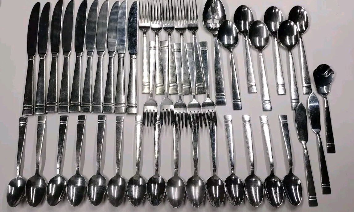 Pfaltzgraff Passage Flatware Set 45 Pc Serv 5+++ Pfaltzgraff Passage Flatware Set 45 Pc Serv 5+++