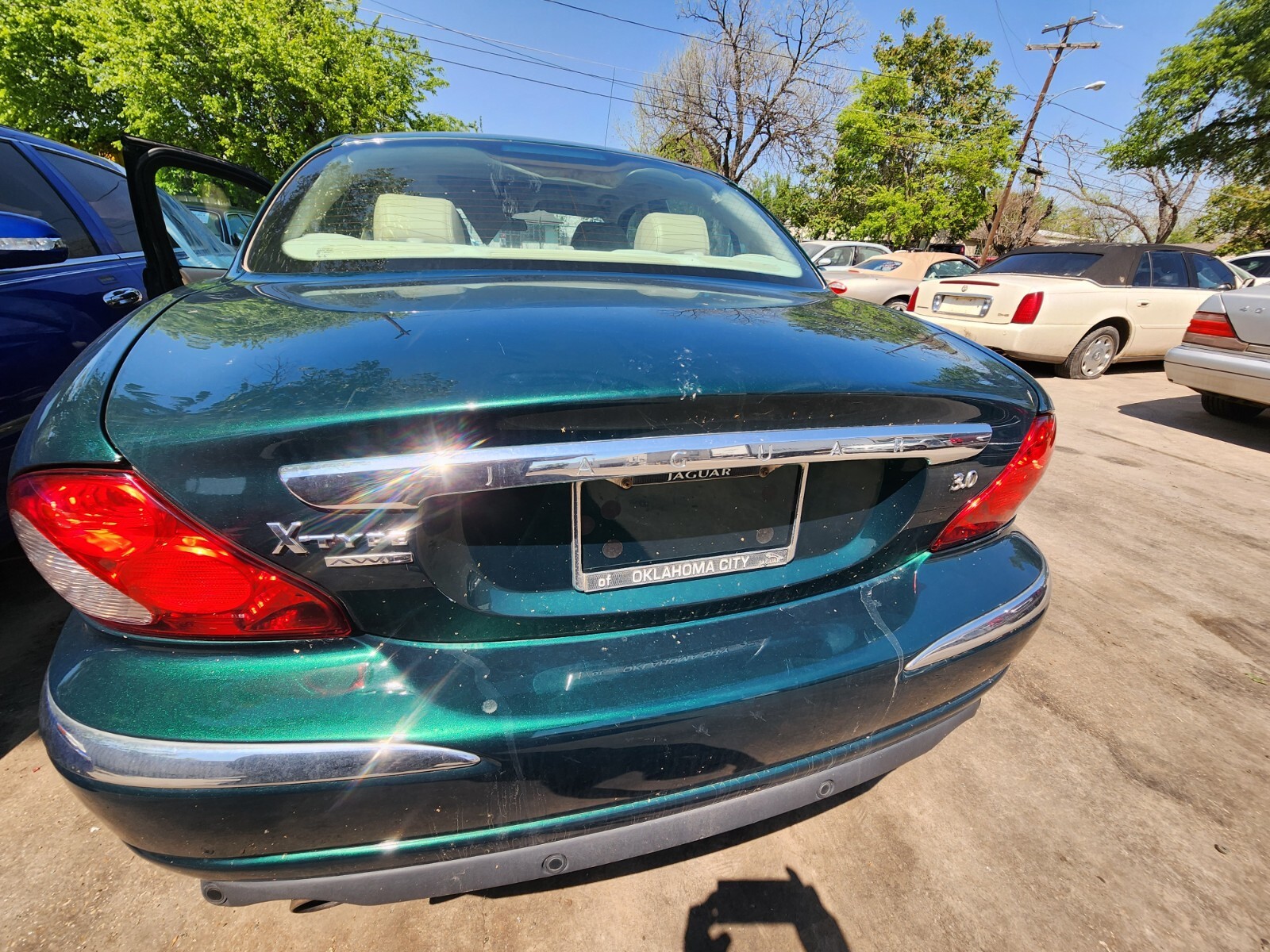 2004 2005 2006 2007 2008 JAGUAR X-TYPE  TRUNK LID CHROME MOLDING