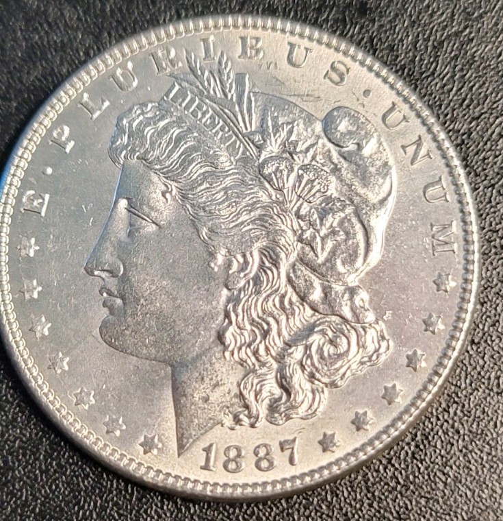 Exquisitely Detailed 1887 P Morgan Dollar - Fantastique Exquisitely Detailed 1887 P Morgan Dollar - Fantastique