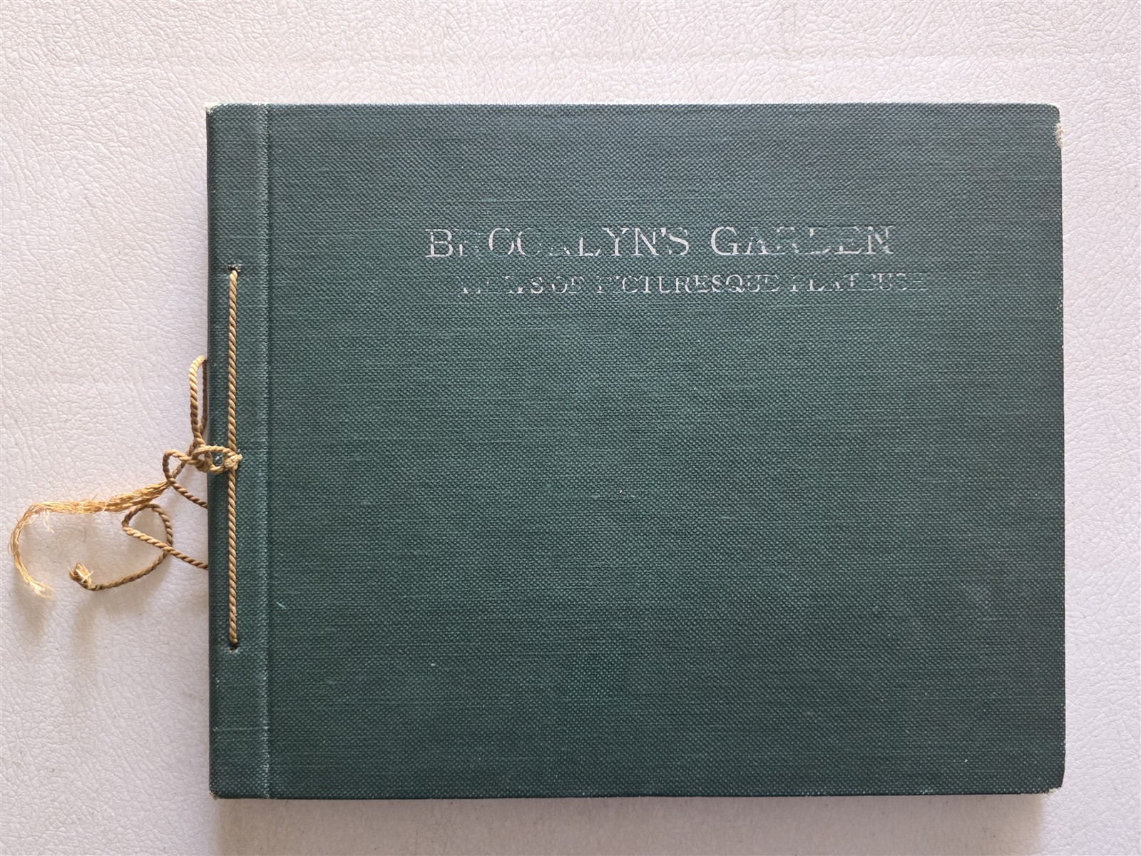 Brooklyn's Garden Flatbush, Antique 1908 Portfolio 24 Tipped In Colored Photos