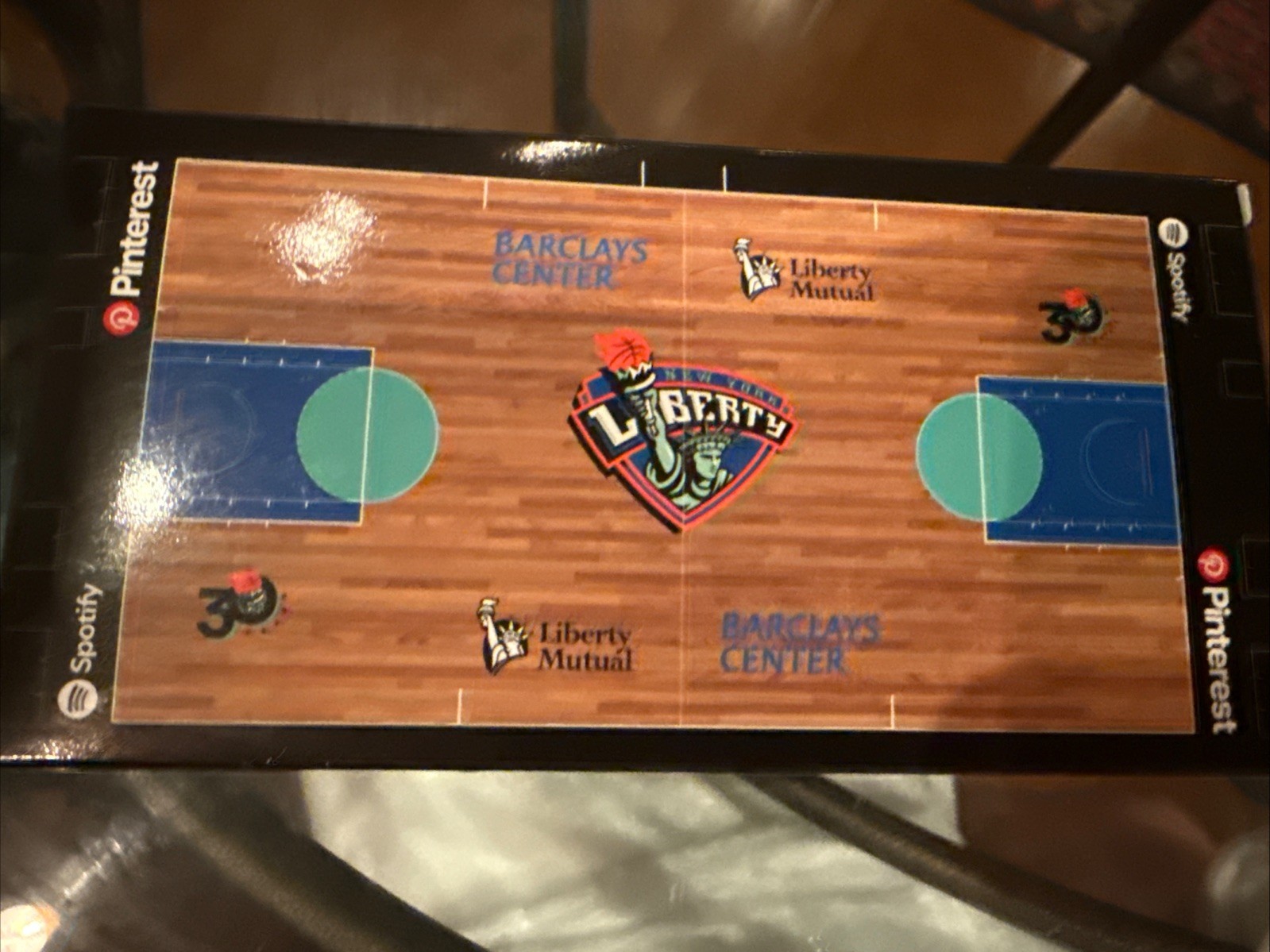 New York Liberty 2026 WNBA Mini Replica Court Fan Appreciation Game New York Liberty 2026 WNBA Mini Replica Court Fan Appreciation Game