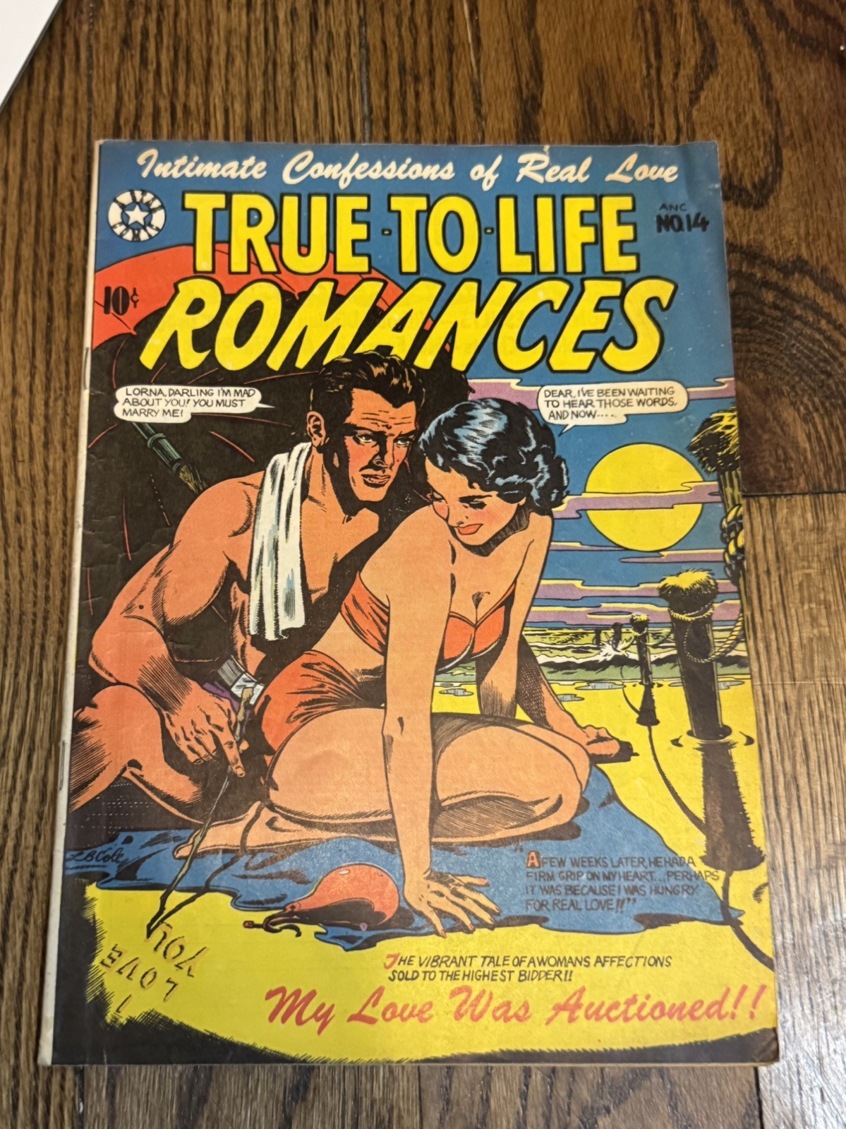 True to Life Romances #14 LB Cole Cover Bikini/ Sex On the Beach Cover