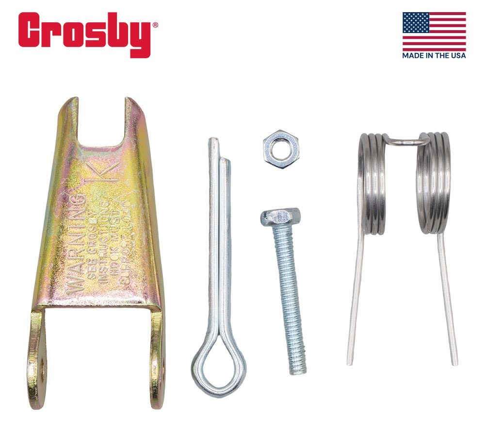 Crosby Hook Latch Kit for 7-1/2–11Ton Hook S-4320 Replace Fit w/319N, 1096609
