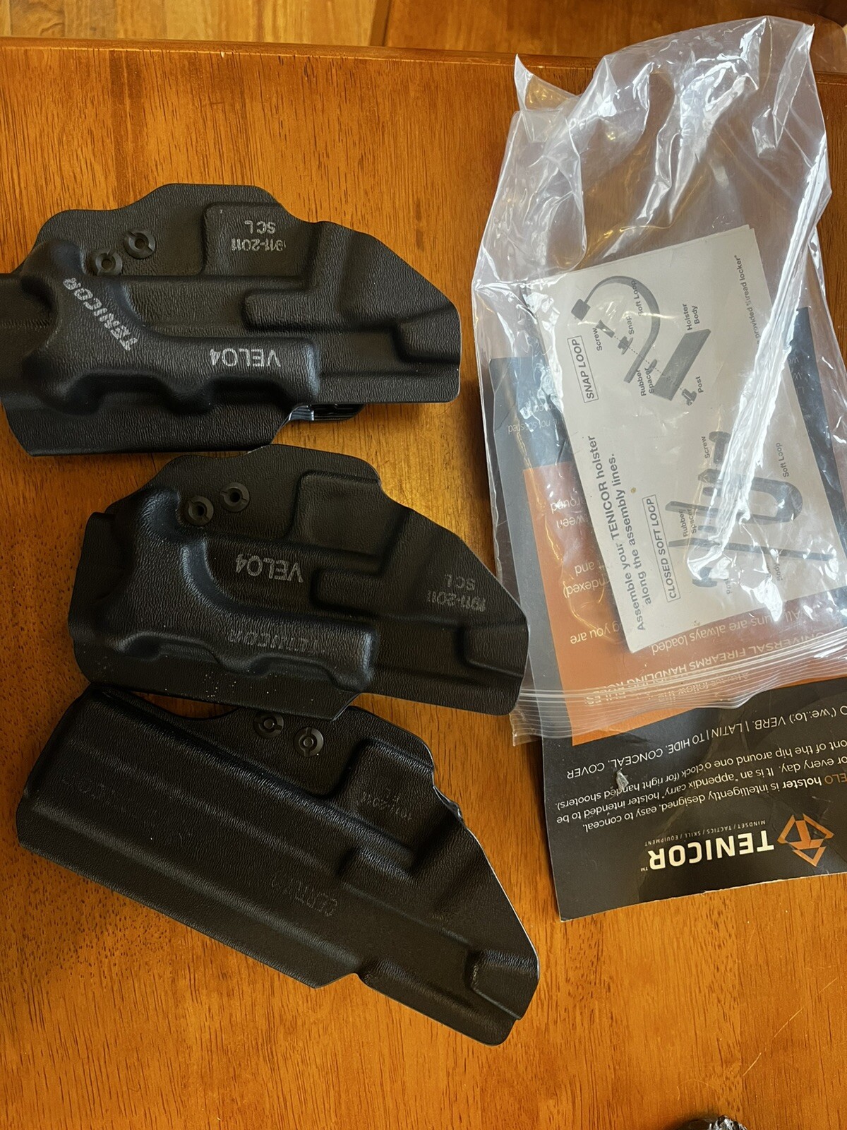 1 Tenicor Certum AIWB/IWB, 2 Velo4 And 1 MALUS SOL For 1911/2011. LEFT handed
