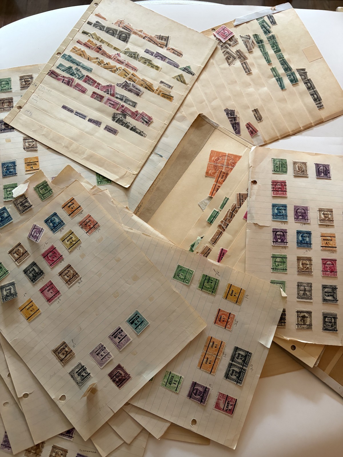 HUGE US STAMP PRECANCEL EARLY STAMPS LOT COLLECTION