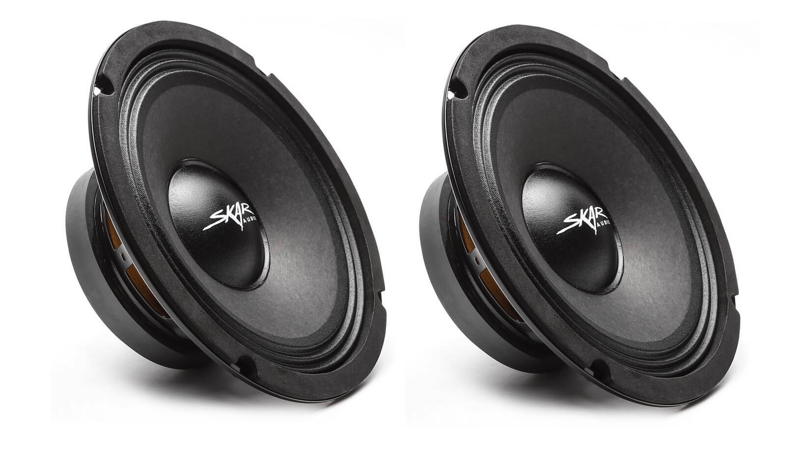 (2) NEW SKAR AUDIO FSX8-8 8-INCH 8 OHM 350W MAX CAR PRO AUDIO SPEAKERS - PAIR