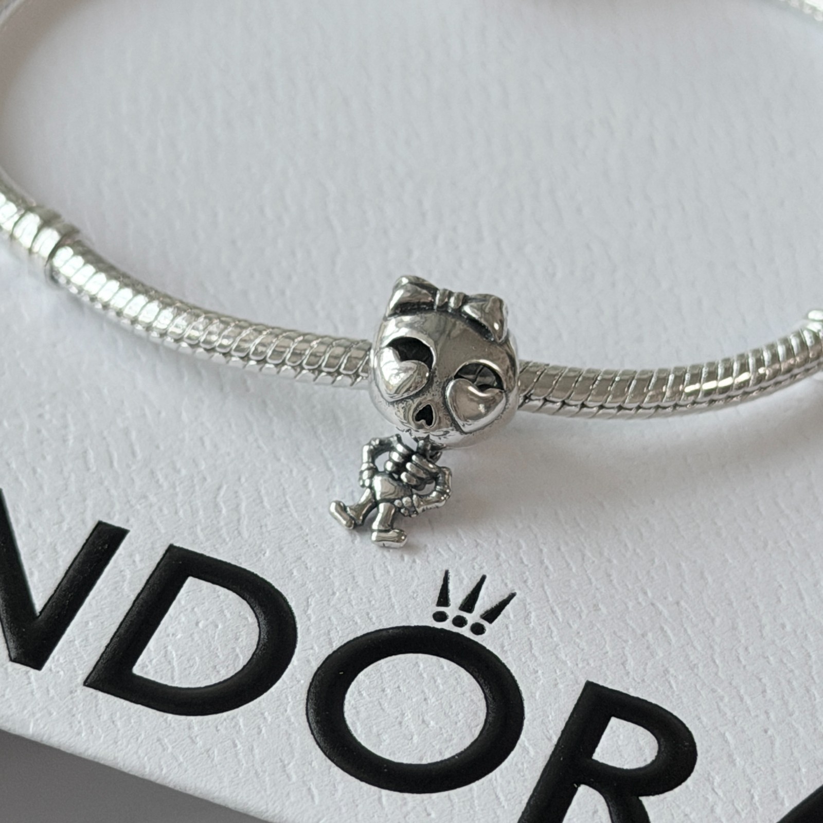 Pandora Skeleton Girl Charm Sterling silver Halloween, #799070C00