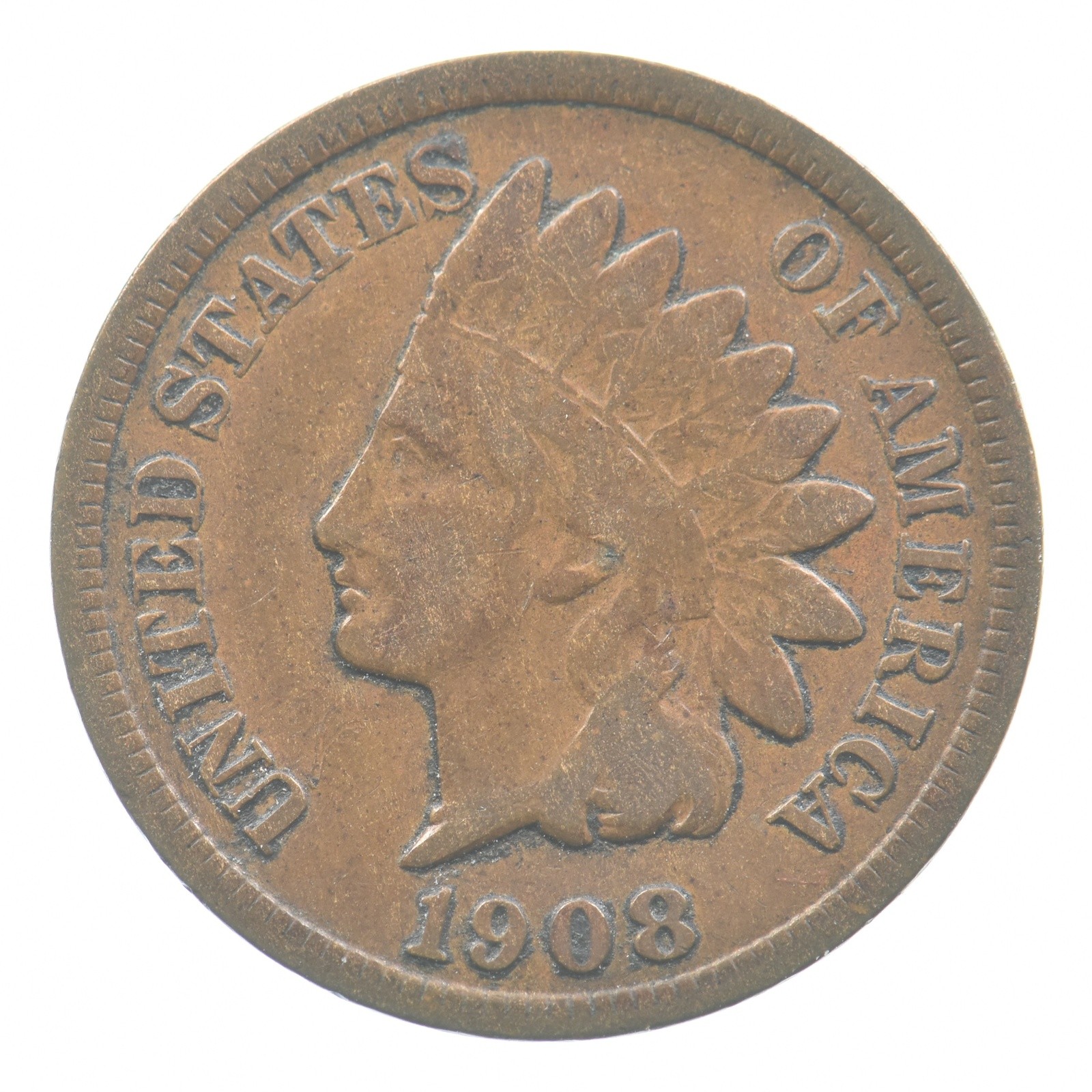 1908-S Indian Head Cent *5071 1908-S Indian Head Cent *5071