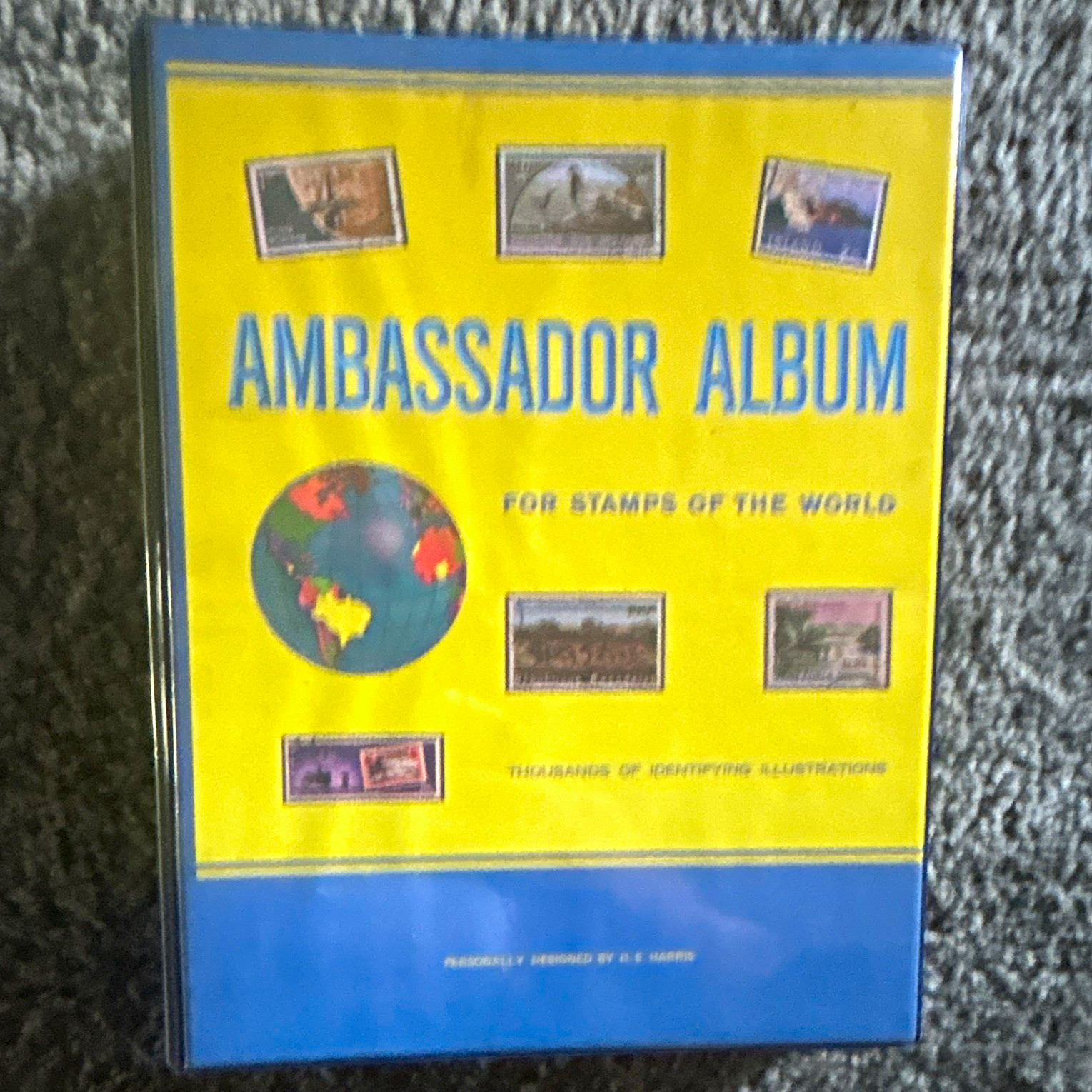 H.E. Harris Ambassador Album for Stamps of the World Illustrated Stamp Album OBO H.E. Harris Ambassador Album for Stamps of the World Illustrated Stamp Album OBO