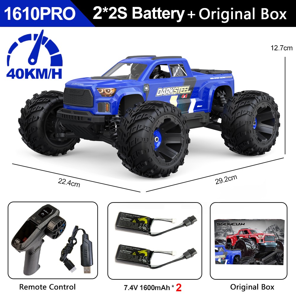 UDIRC UD1610PRO RC Climbing Car 1/16 4WD Brushless Big Foot Off-road Vehicle