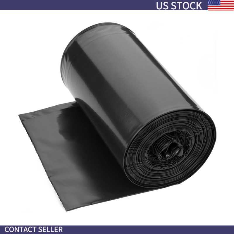 Trash Bags 30 Gallon, 2.63 mil, Heavy Duty, Unscented, Black, 10ct