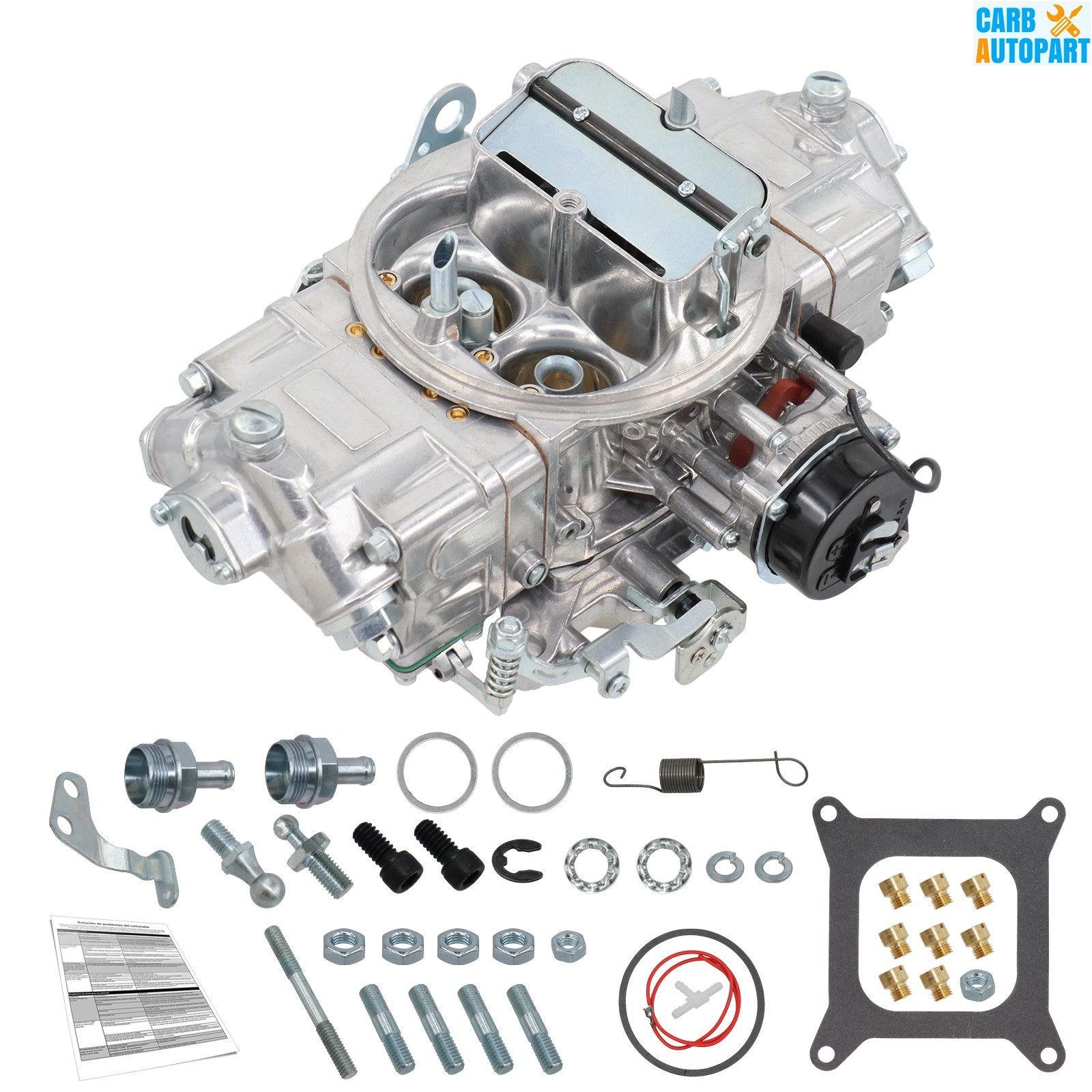 750CFM For Holley Quick Fuel 4150 Carburetor Double-Pumper 4 Barrel Carb E-Choke