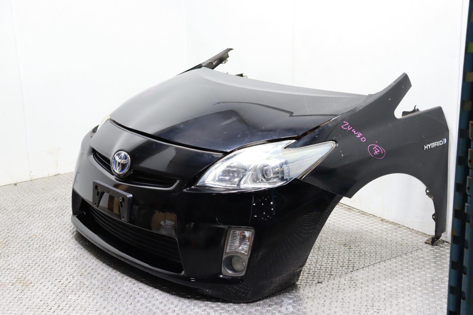 JDM 2010-2015 TOYOTA PRIUS FRONT NOSE CUT COMPLETE BLACK HOOD FENDERS BUMPER JDM 2010-2015 TOYOTA PRIUS FRONT NOSE CUT COMPLETE BLACK HOOD FENDERS BUMPER