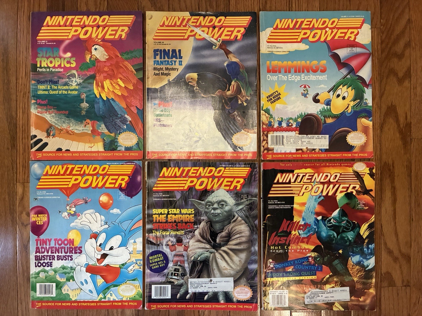 Nintendo Power Magazine Lot of 6. Magazine volume 21, 30, 37, 46, 53, 76 READ Nintendo Power Magazine Lot of 6. Magazine volume 21, 30, 37, 46, 53, 76 READ