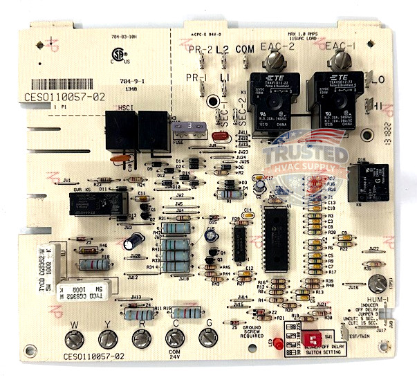 CESO110057-02 GENUINE OEM PART TESTED Furnace control circuit board CES0110057