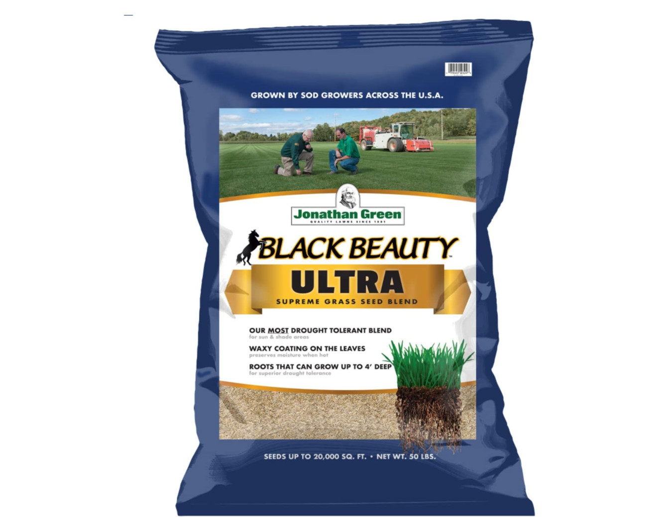 Jonathan Green Black Beauty Ultra Grass Seed, 50 lb Bag, Cool Season Mfr#10324