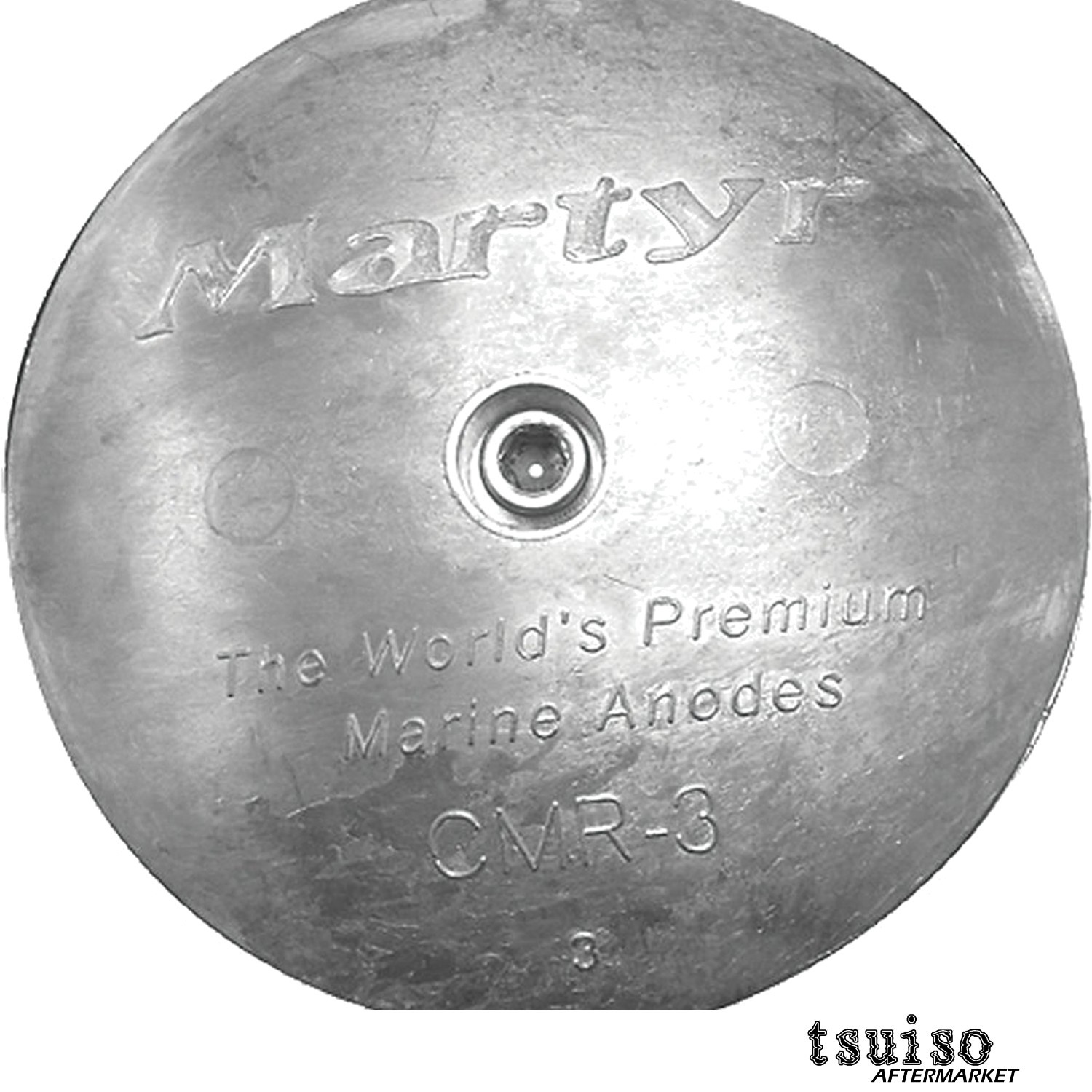 Efficient Zinc Anodes for Boat Protection - 2.81 Inch Size with Mil Spec Alloy