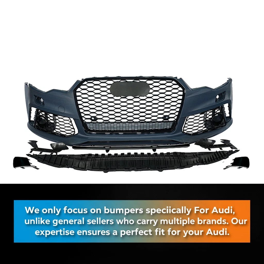 For 2012-2015 Audi A6 S6 C7 RS6 Style Front Bumper Valance Conversion Body Kit For 2012-2015 Audi A6 S6 C7 RS6 Style Front Bumper Valance Conversion Body Kit