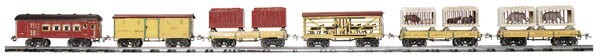 MTH 10-1125 Standard Gauge Tinplate Ives 6 Car Circus Set with Diorama MTH 10-1125 Standard Gauge Tinplate Ives 6 Car Circus Set with Diorama