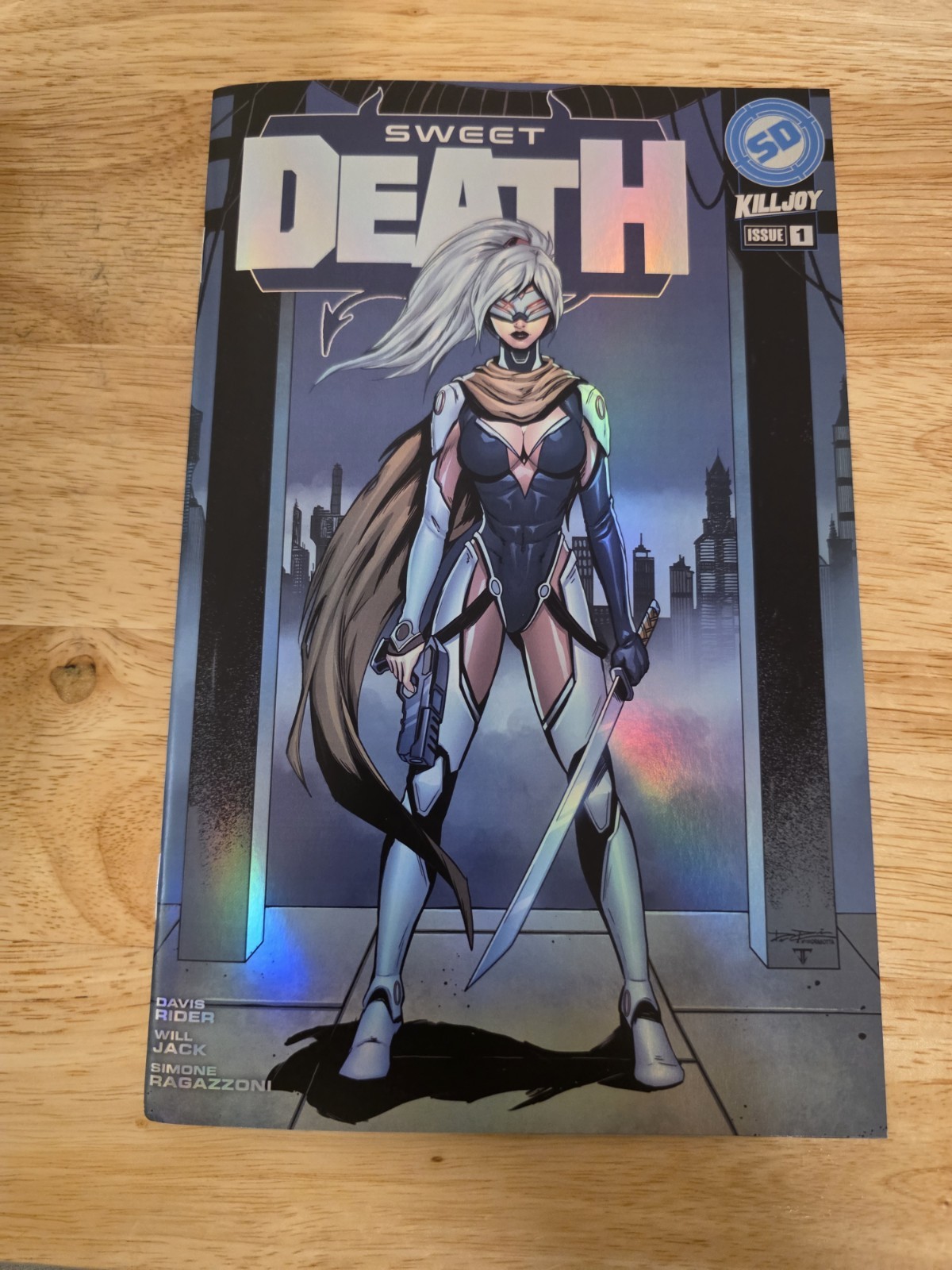 Sweet Death #1 Foil SDCC Absolute Batman Homage Davis Rider LTD 100 - SEE PICS