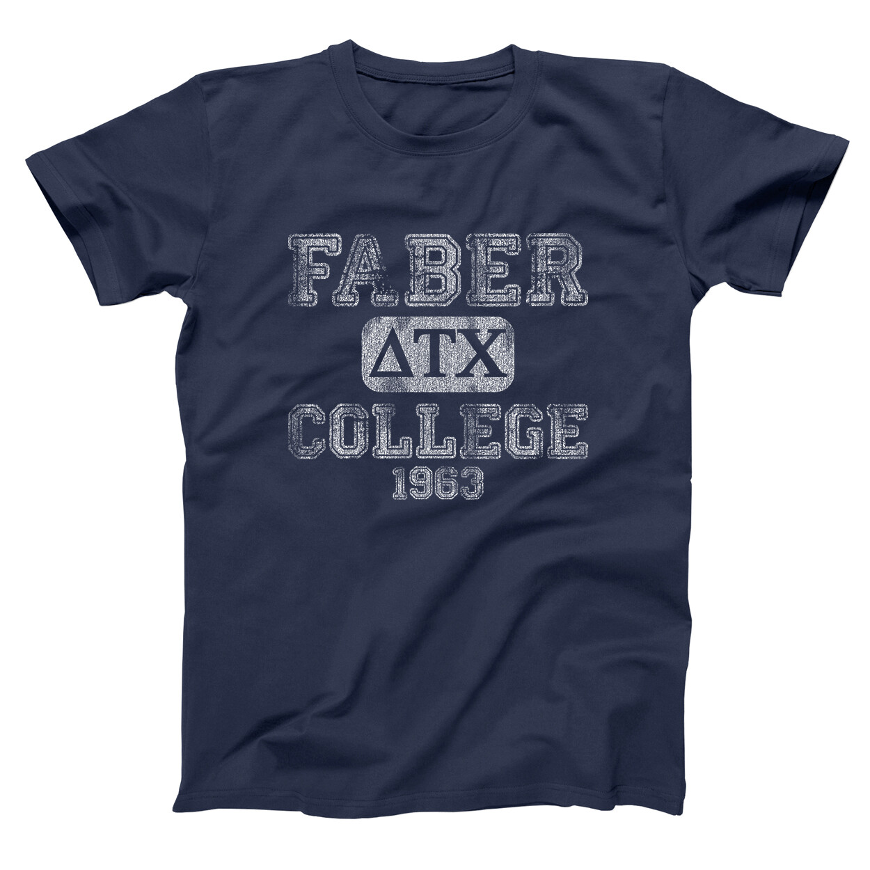 Faber College Funny  Animal House  Frat  Party Navy Basic Men's T-Shirt