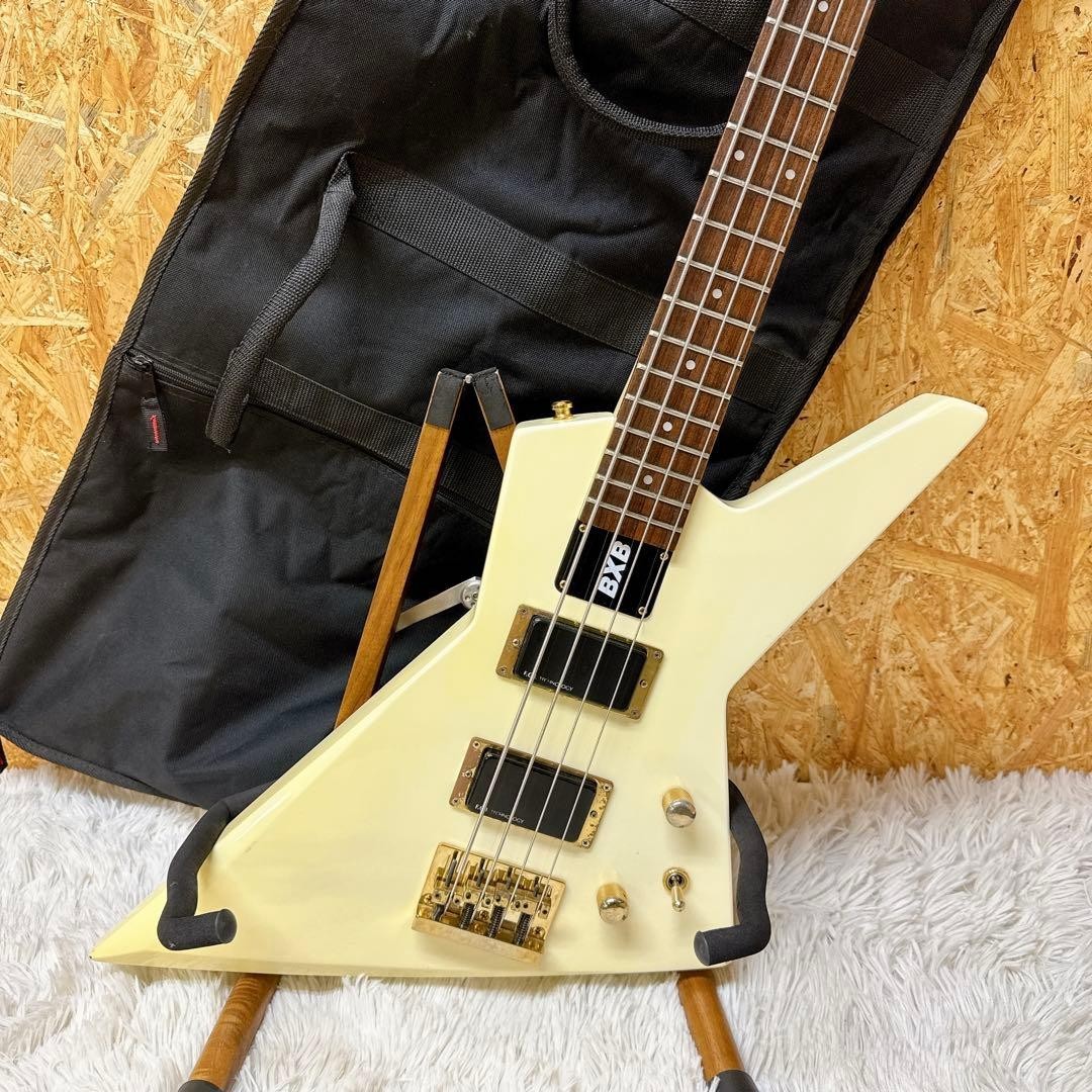 Fernandes Explorer Bass BXB 75 Active FGI Pickup Vintage White MIJ