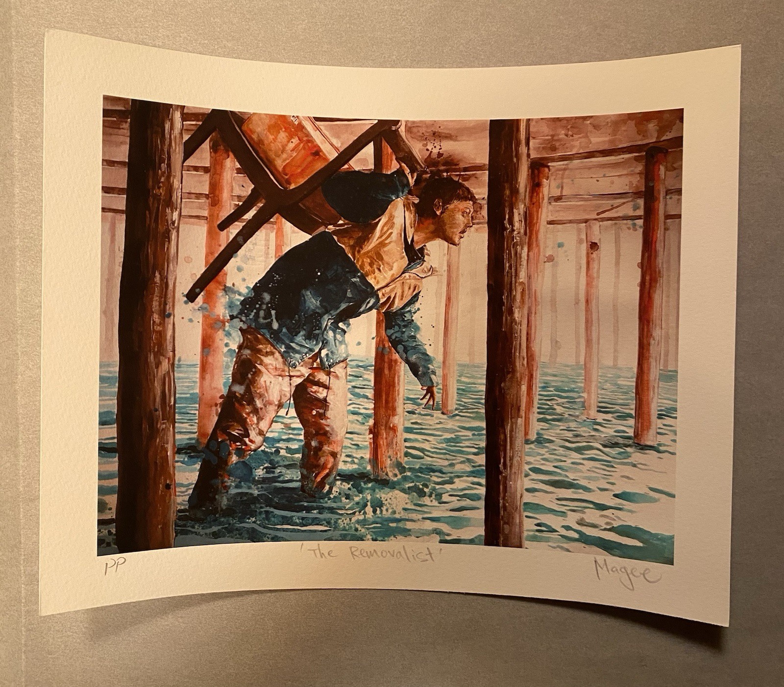 Fintan Magee The Removalist Art Print Signed PP Printer Proof Limited
