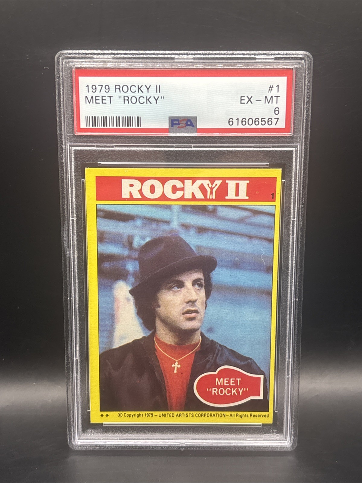 1979 Topps Rocky II # 1 Meet 1979 Topps Rocky II # 1 Meet