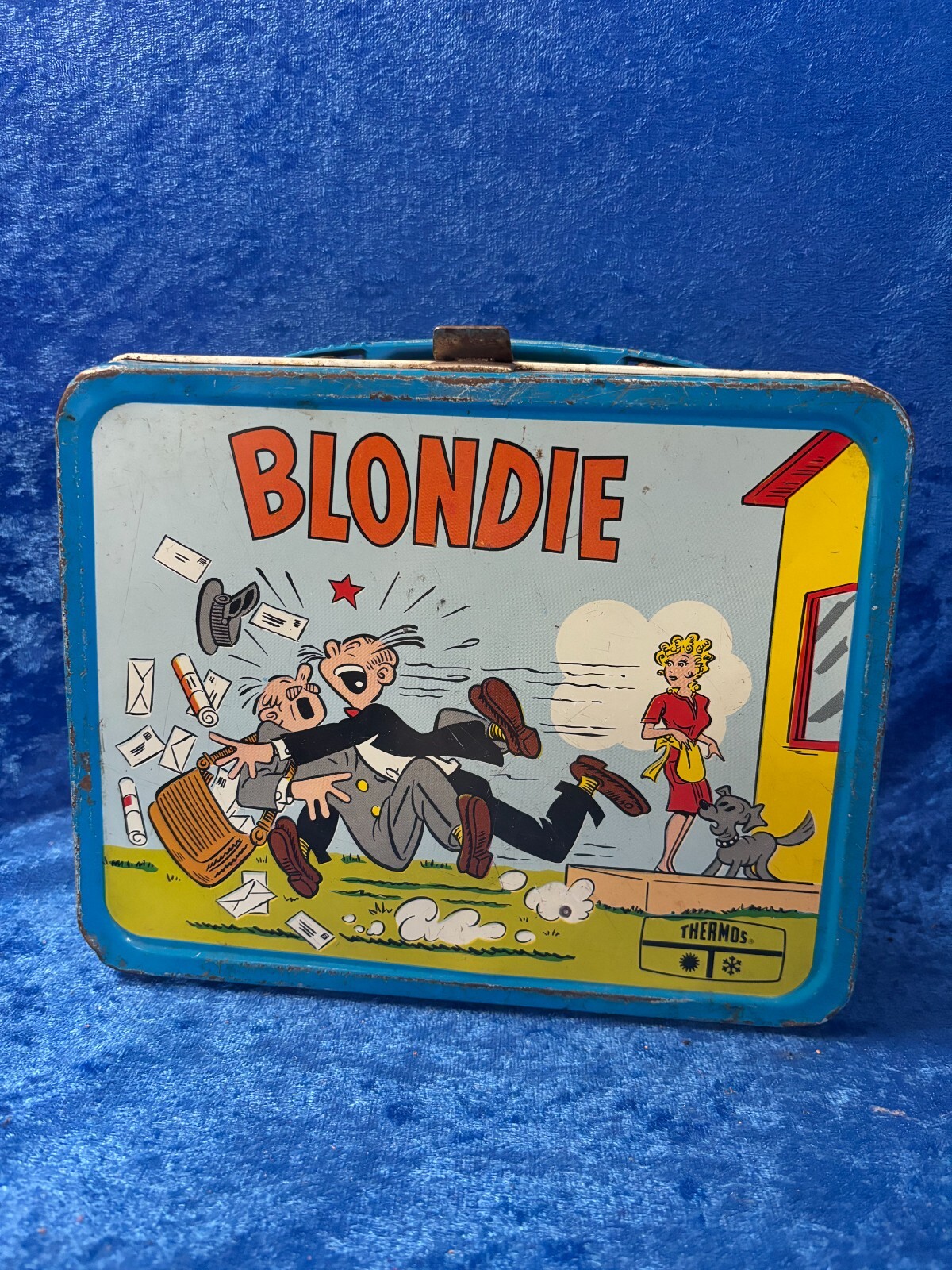 Vintage 1969 Blondie Metal Lunch Box Vintage 1969 Blondie Metal Lunch Box