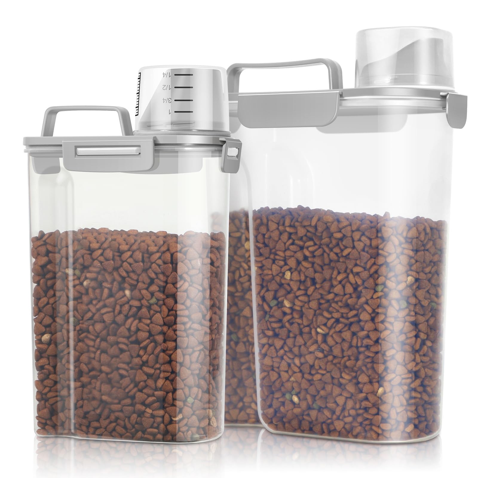 TBMax Pet Food Storage Containers 2 Pack 810 Lbs Airtight Dog Food Container ...