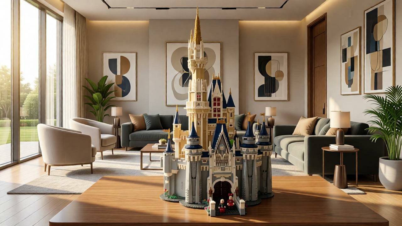Fantasy Castle Building Blocks Set ~4060 PCS Large Display Model No Box MOC