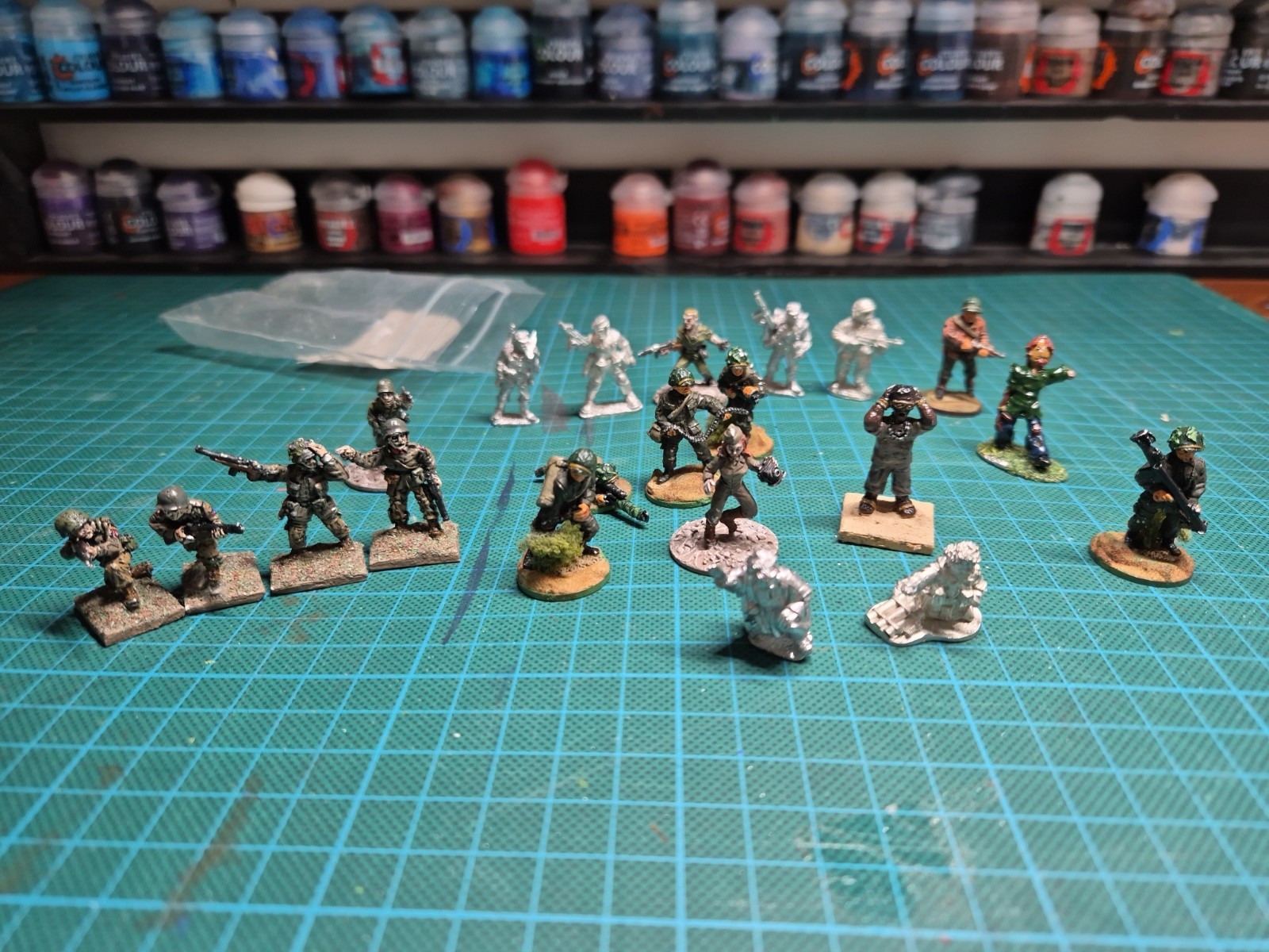 28mm Metal Americans Ww2 Vietnam US Army Bolt Action Chain of Command 28mm Metal Americans Ww2 Vietnam US Army Bolt Action Chain of Command