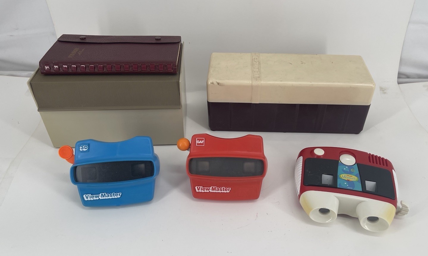 Vintage View-Master Lot GAF Fisher Price Disney Viewers Storage Cases Vintage View-Master Lot GAF Fisher Price Disney Viewers Storage Cases